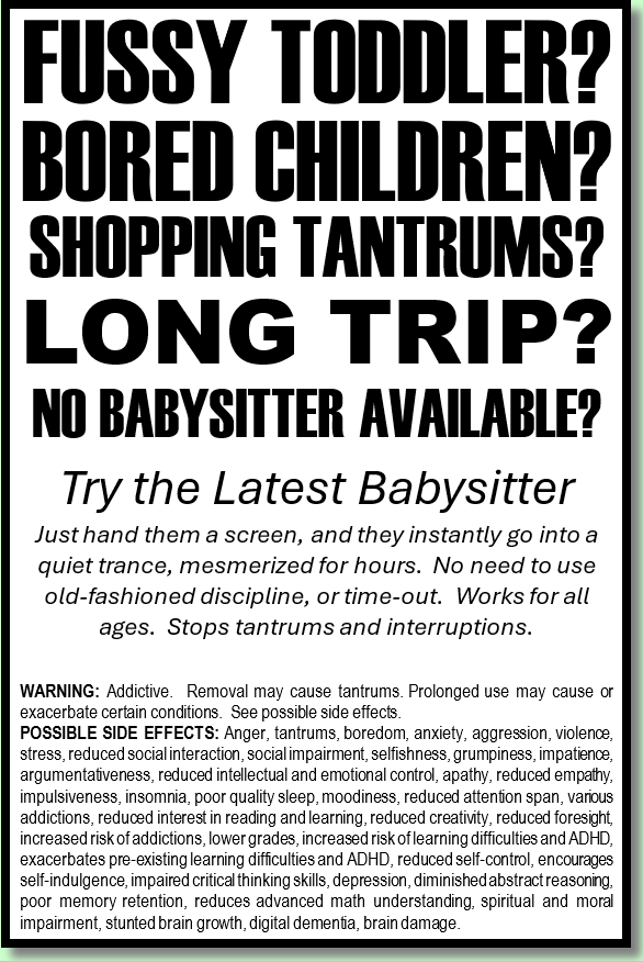 Babysitter Warning